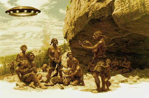Resultado de imagen de extraterrestres en la prehistoria